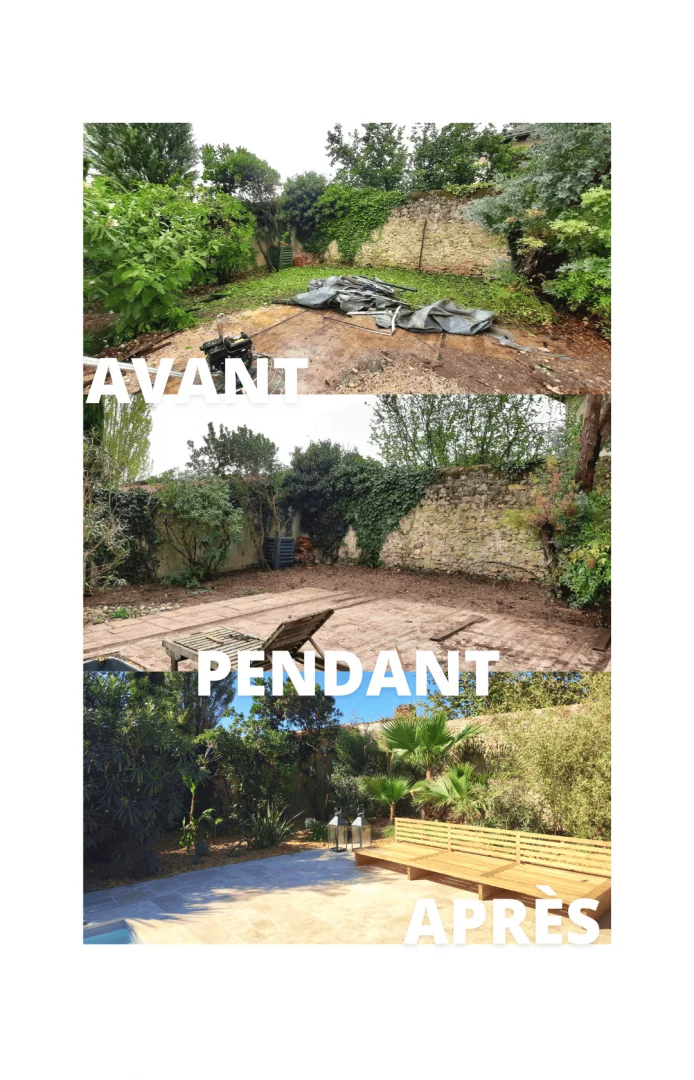 Aménagement de jardin avec piscine |paysagiste Eysines|