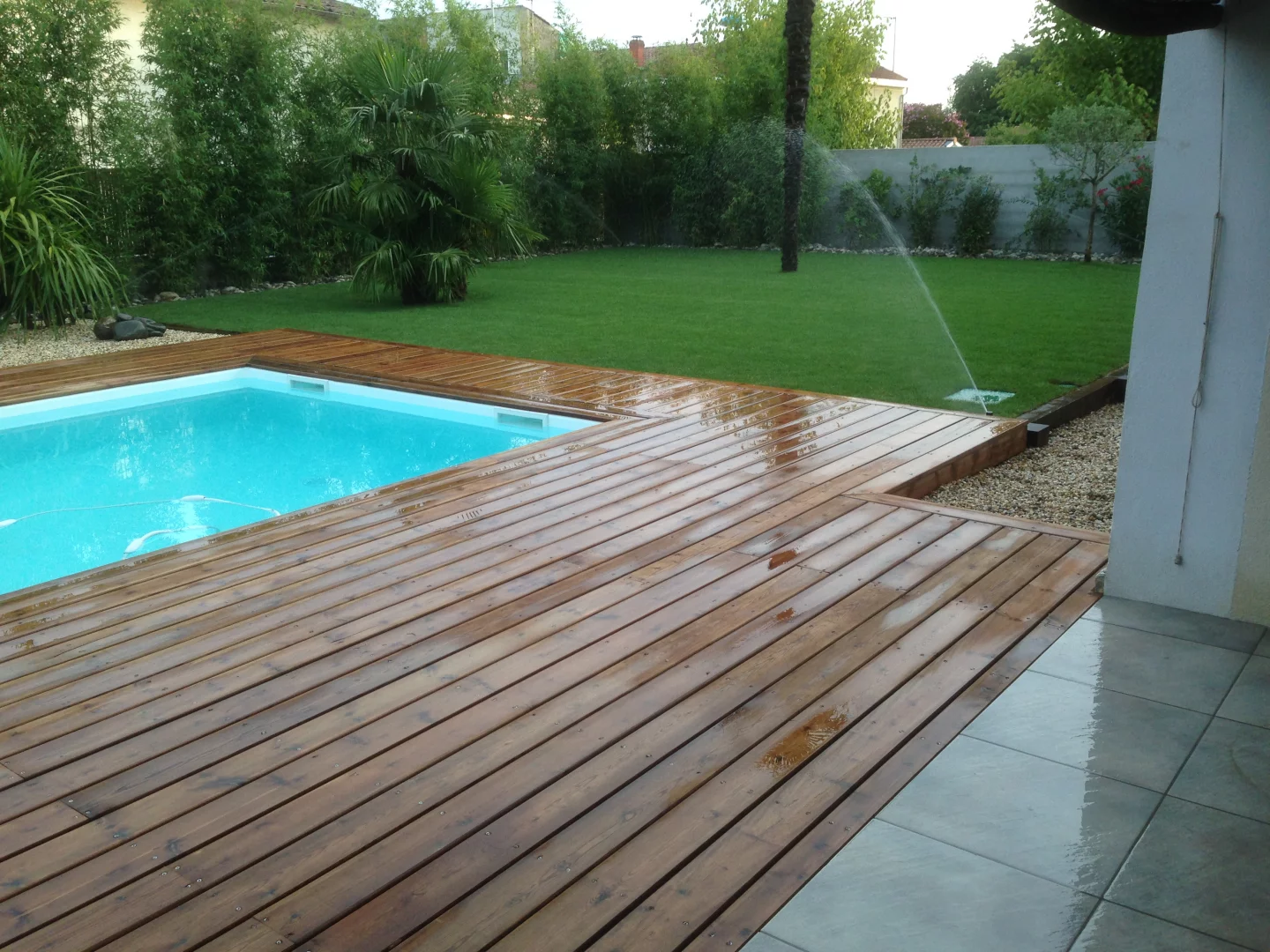 Pose d'arrosage intgr