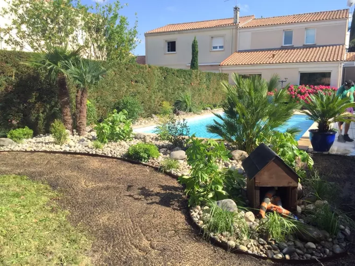 Amnagement paysager d'un jardin (Mrignac)