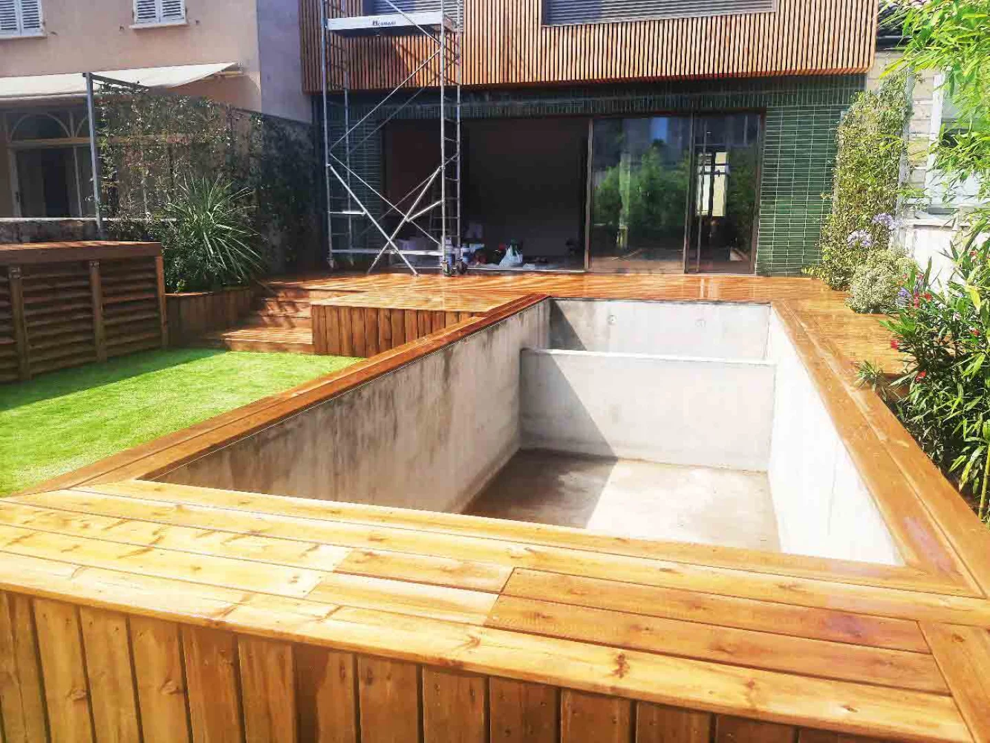 Amnagement d'un jardin d'choppe  Bordeaux